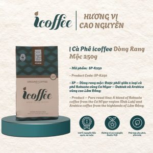 Cà Phê icoffee Dòng Rang Mộc 250g