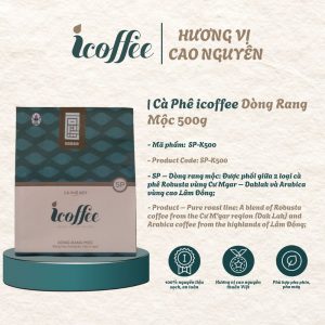 Cà Phê icoffee Dòng Rang Mộc 500g